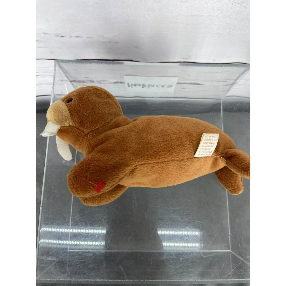 Ty‎ Beanie Baby Sealife Walrus Sea Animal Ocean Life 1995 Plush Stuffed animal